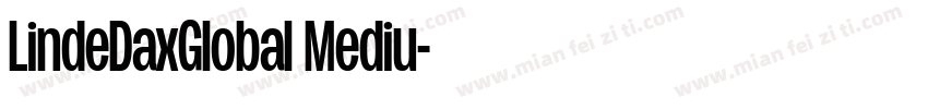 LindeDaxGlobal Mediu字体转换